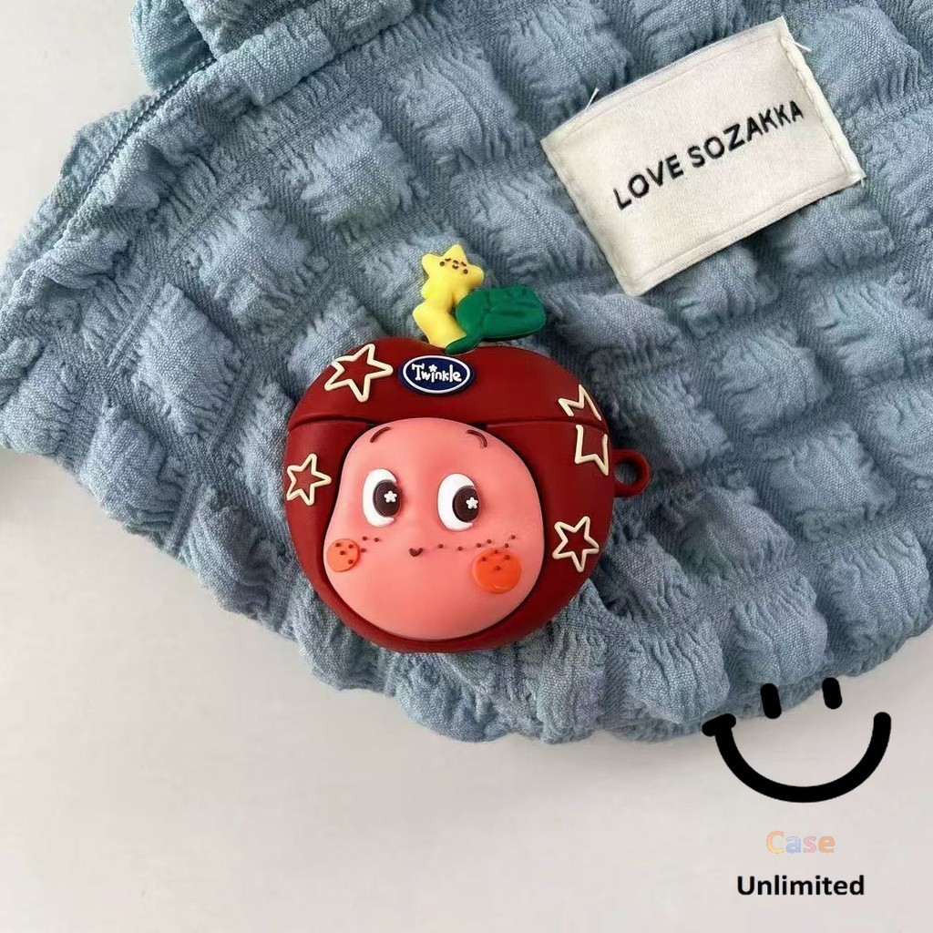 Dành Cho GOOOJodoQ J201 J206 Case Ốp Tai Nghe Tai Nghe Vỏ Tai Nghe Cá Tính Vui Nhộn Mô Phỏng Bánh Ba