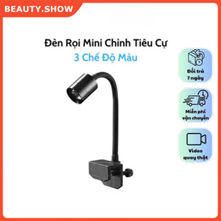 🥇FREESHIP🥇Đèn Rọi Mini Chỉnh Tiêu Cự (3 Chế Độ Màu)- Tuỳ Chỉnh Vùng Sáng Tuỳ Ý, Độ Chiếu Sáng Sâu Cho Bể Biotope
