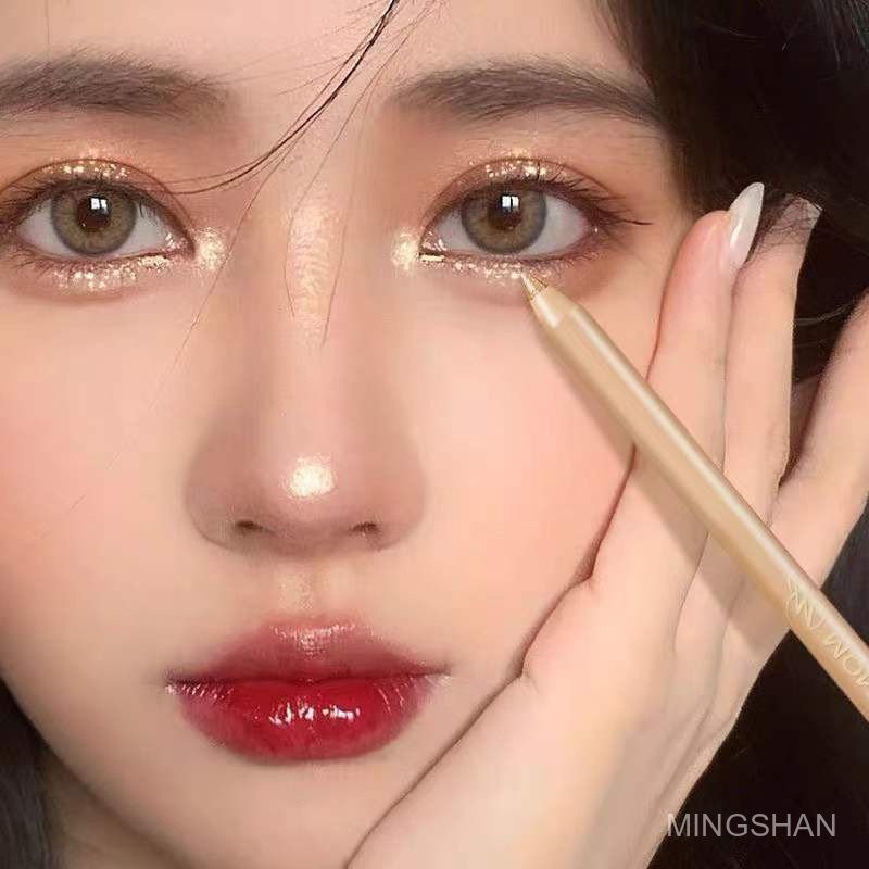 [Giao hàng nhanh] PEGGYLIN PEGGYLIN Lying Silkworm Pen Highlighter Pearlescent Matte Shining Natural