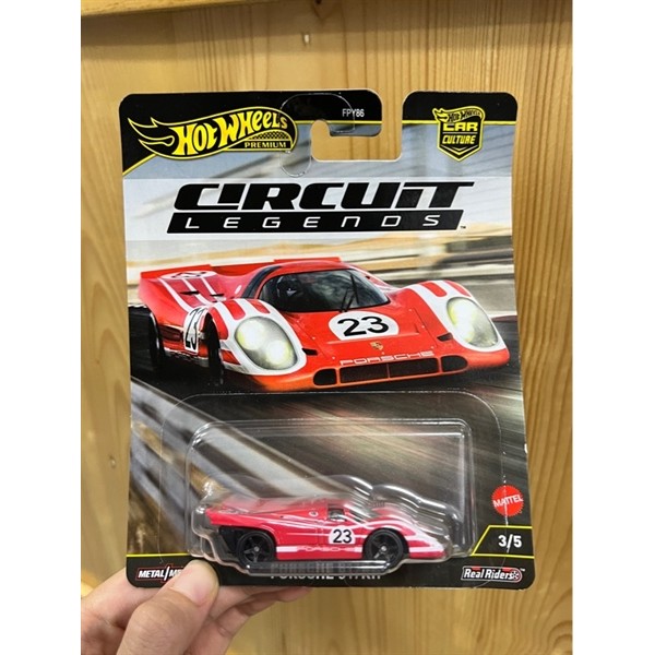 JKB63 Hot Wheels Car Culture Circuit Legends Porsche 917KH cho bé từ 3 tuổi