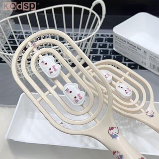 KQdsp Sanrio Hello Kitty Rỗng Ra Lược Kem Tạo Kiểu DIY Lược Túi Khí Lông Tơ Sử Dụng Kép Cho Khô Và Ướt Sinh Viên Massage Bàn Chải Đẹp