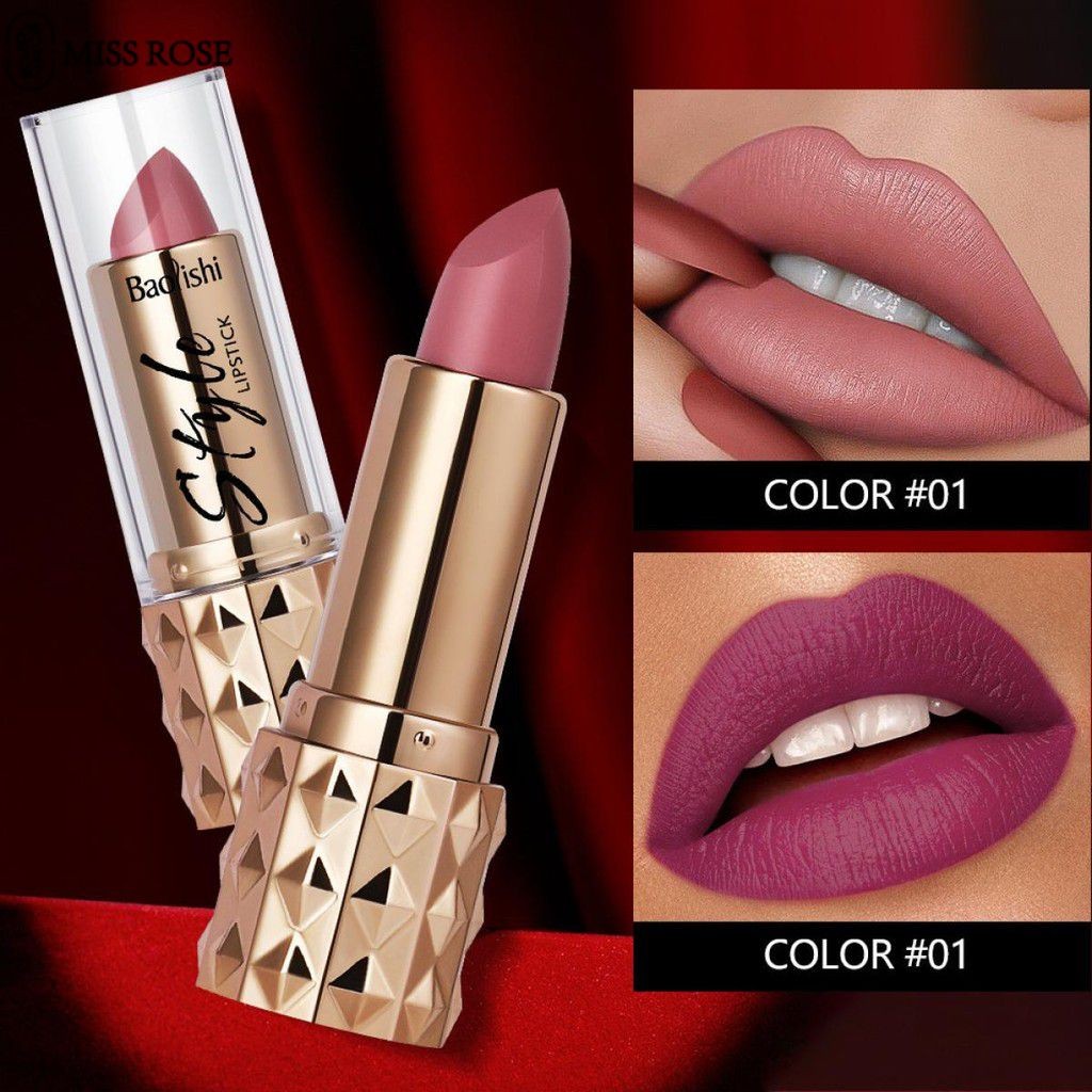 Miss Rose YABAOLIAN Matte Lipstick Makeup Lipstick Velvet Matte Matte Lipstick Lip Gloss