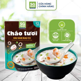 [SP MỚI] Cháo Tươi SG Food Hải Sản Rau Củ 240g