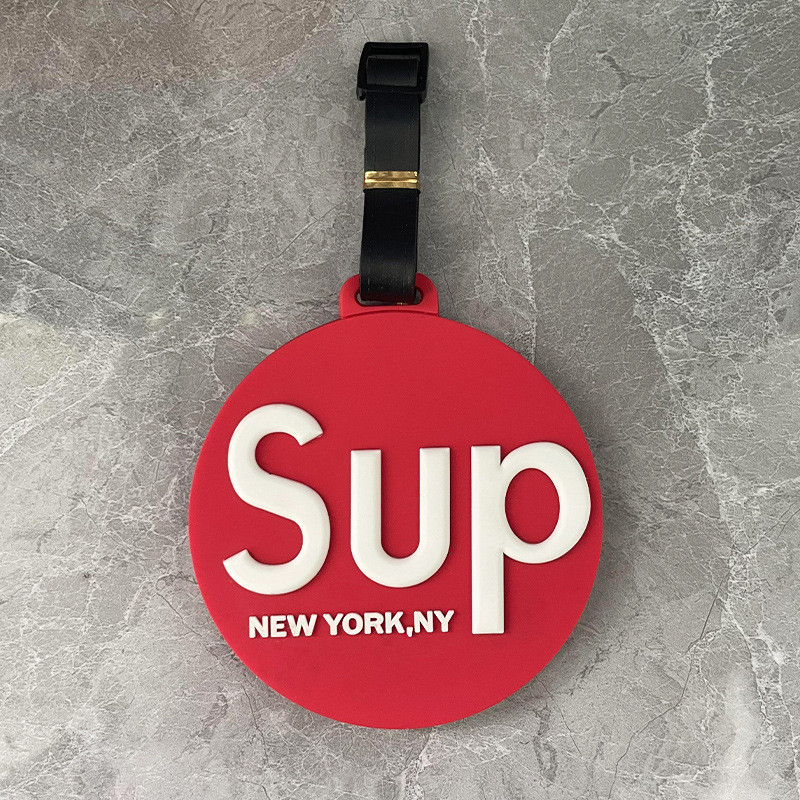 PUDX Hoạt Hình Thẻ Hành Lý Mèo sup Trailer Thẻ Tên Boarding Pass Thẻ Hành Lý