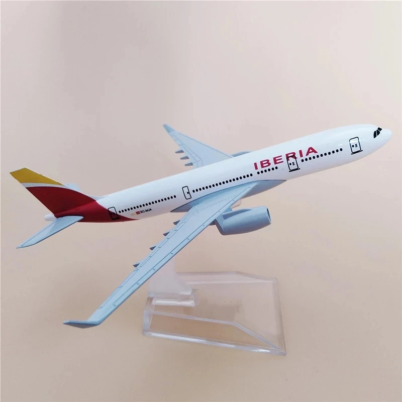 Tỉ Lệ 1 / 400 Diecast Hợp Kim Kim Kim Loại B737 Iberia Airlines Máy Bay Mô Hình Tĩnh Màn Hình Người 