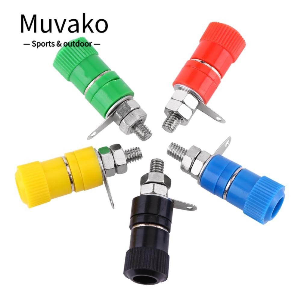 MUVAKO 20 Chiếc Binding Post Terminal, Jack cắm nữ 4MM bền bỉ, Hệ thống âm thanh Mã hóa màu 5 màu Đầ