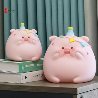Newearth GIỚI HẠN Heo Đồng Xu Ngân Hàng Dung Tích Lớn Để Bàn Đồ Trang Trí Trang Trí Nhà Cửa