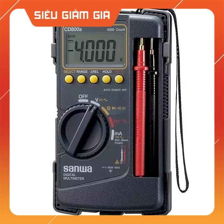 Sanwa CD800A Đồng Hồ Đo Hiển Thị Số Japan SmartFix Linh Kiện