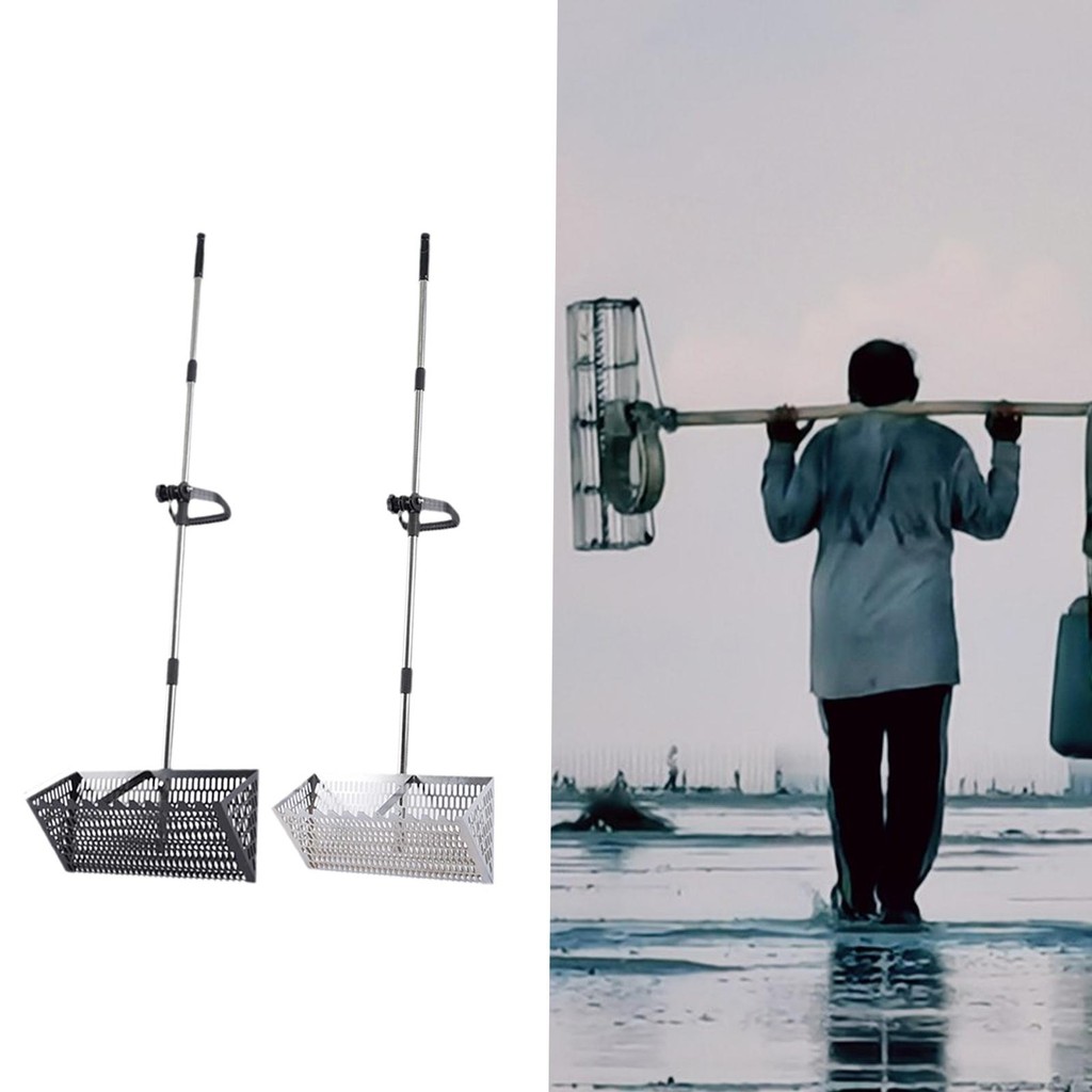 Sand Rake, Deep Spade, Premium, Sifting, Đa chức năng, Dễ dàng làm sạch, Tay cầm bằng kính thiên văn