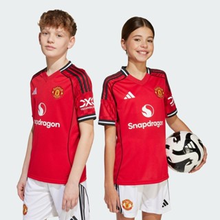 adidas Bóng đá Áo đấu sân nhà Manchester United mùa giải 25/26 cho Trẻ Em Trẻ em Đỏ JP3013