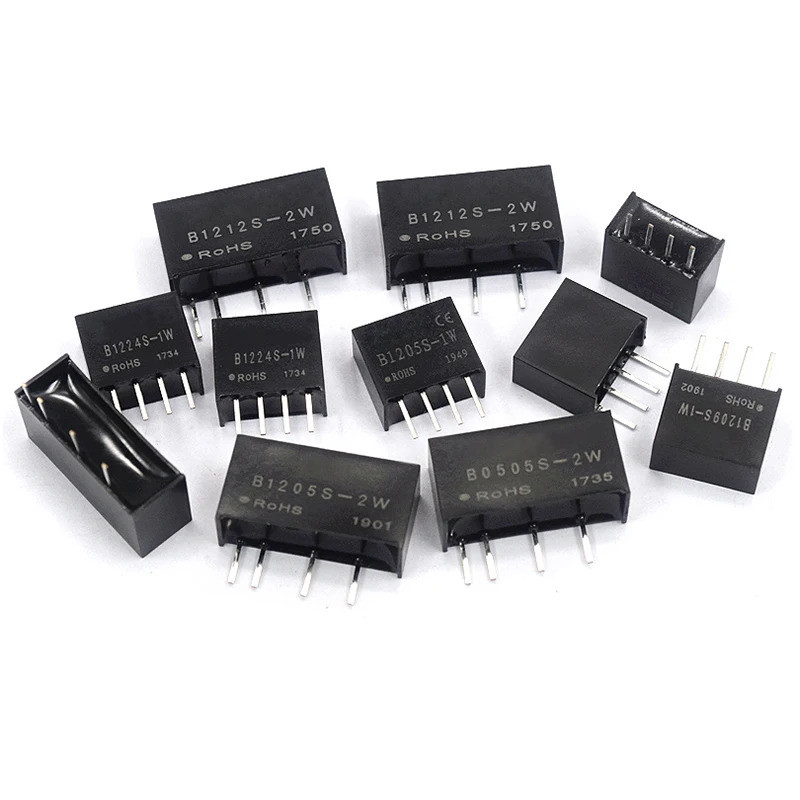 H DC-DC Mô-đun cấp nguồn được điều chỉnh Cô lập công suất chuyển mạch DC-DC B0505S / 9 / 12 / 24S-1W