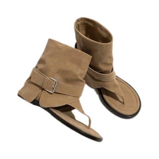Sản phẩm mới Sandal phẳng 2026 Phong cách mới Mùa hè La Mã Dép Q9FR