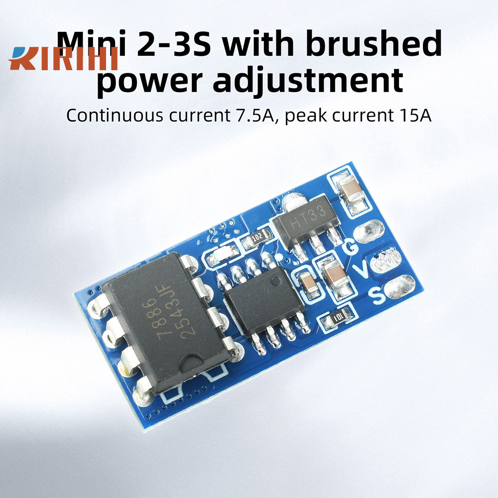 RIRIHI 2S 3S Mini Brushed ESC Micro Hai Chiều Xe Chải ESC 7.5A Có Phanh