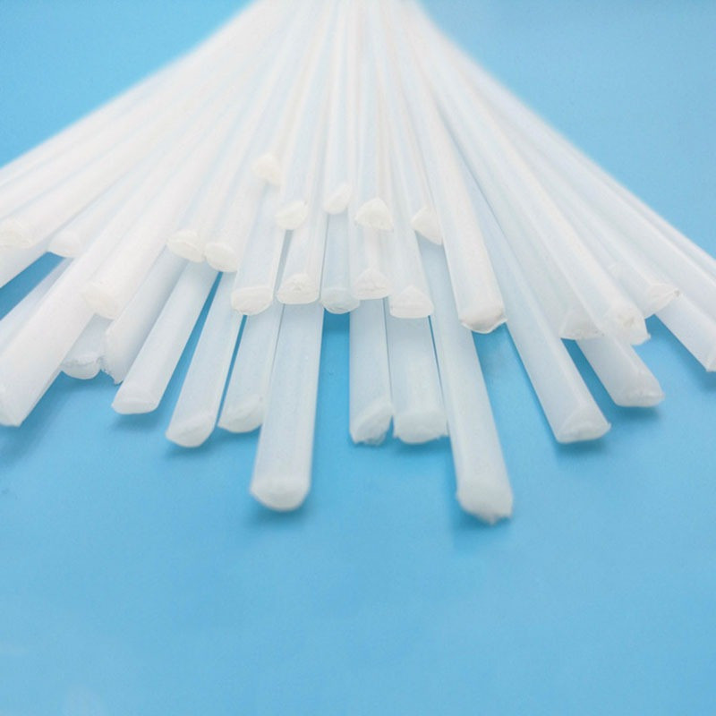 P PP Que Hàn Tam Giác Hàn Tấm PP Bình Nước Polypropylene PP Màu Be Trắng Tam Giác Nhựa Que Hàn 5CGX