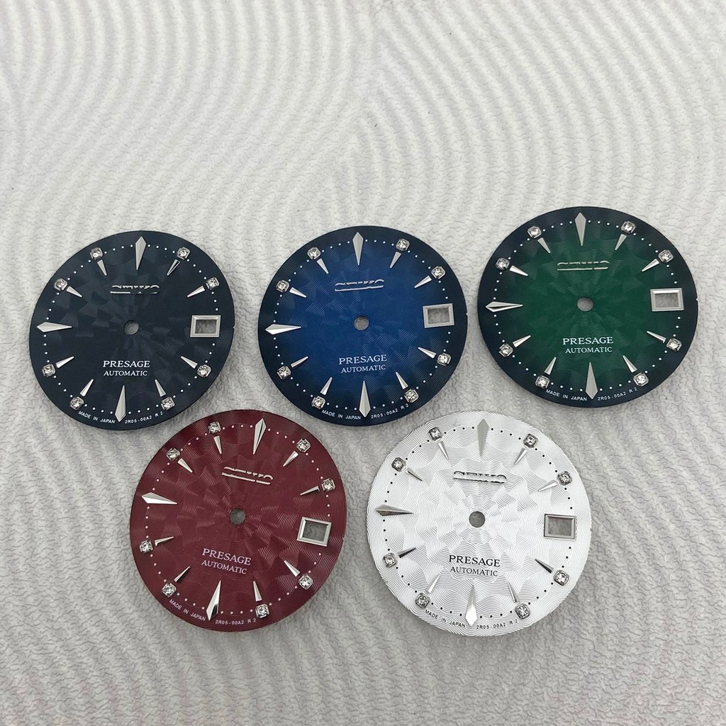 Đồng hồ mới Sửa đổi 28,5mm Cocktail Stone Nail Dial Pack NH35 Movement