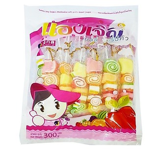 Kẹo dẻo jelly jongkol thái lan 300g/ kẹo xiên que
