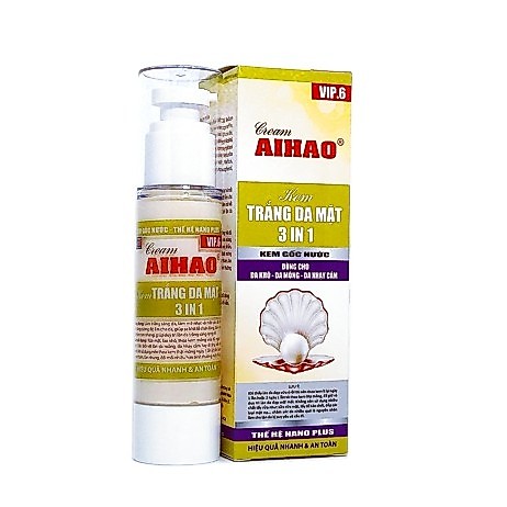 Kem AIHAO trắng da mặt 3in1