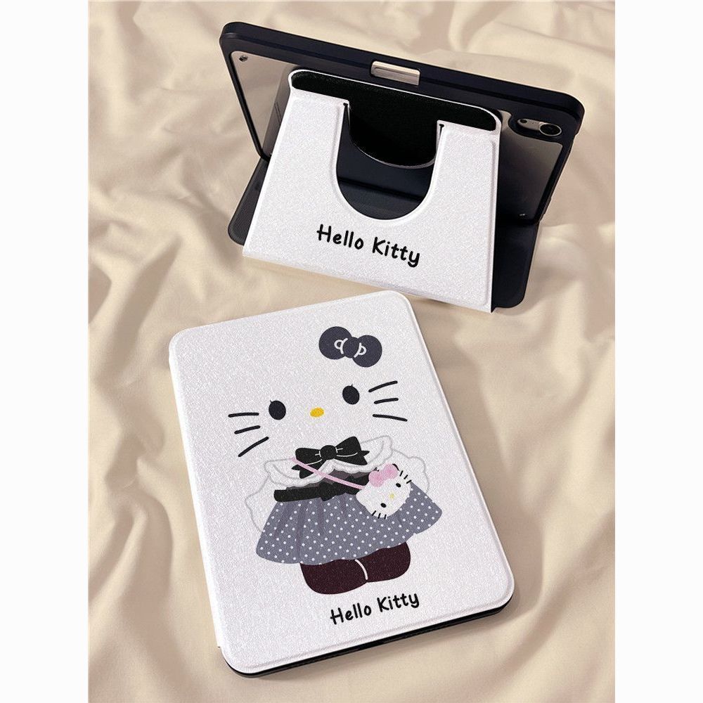 Kitty 360 Màu Xoay ipad11 Tablet pro Vỏ Bảo Vệ air7 / 6 Khe Cắm Bút Chống Sốc