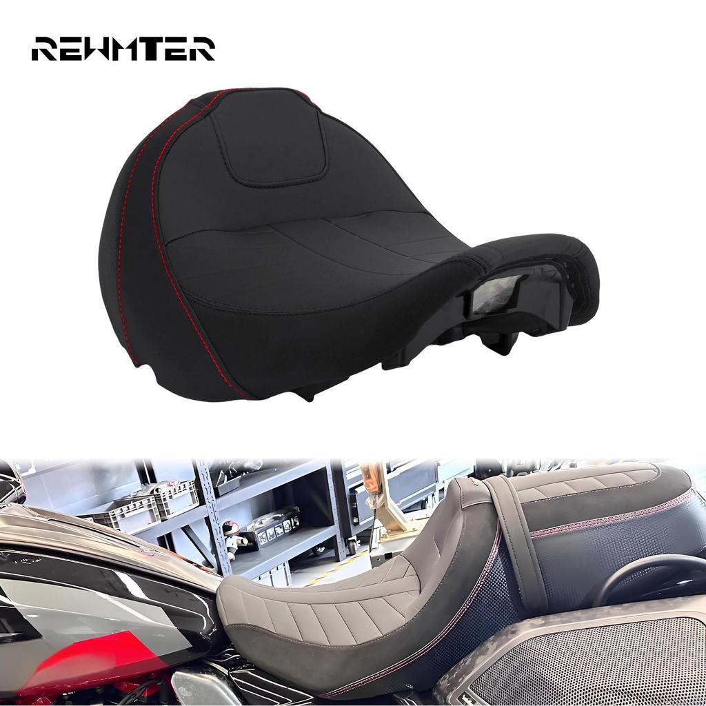 Xe Máy Phía Trước Lái Xe Solo Ghế Màu Đen Phù Hợp Cho Harley Lưu Diễn FLHX FLTRXSTSE 2025-up