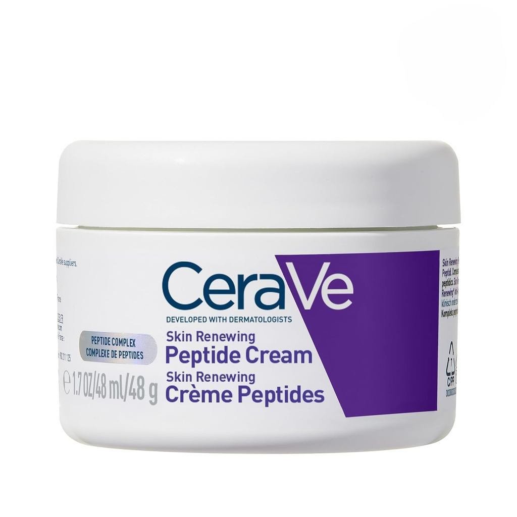 CeraVeRenewingNight, Niacinamide, PeptideComplex, vàHyaluronicAcidMoisturizerforFace, 1.7 Ounce, Bao