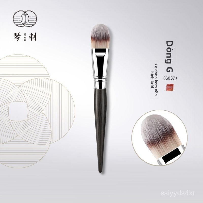 Cọ tán nền Qinzhi G037 chuyên nghiệp lông mềm giúp lớp nền mỏng nhẹ không để lại vân