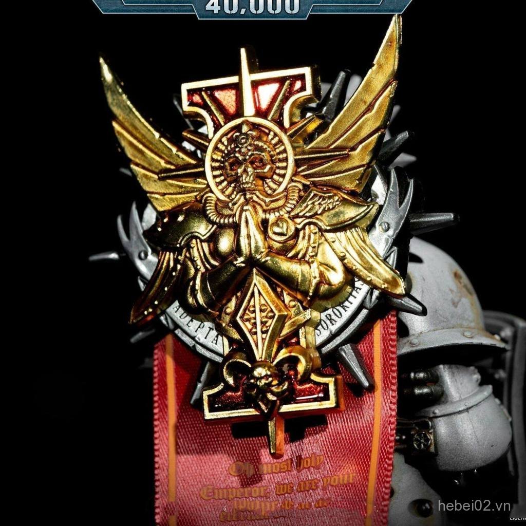 Warhammer 40k Warhammer 40K Hàng hóa Nữ tu Thổ Cẩm Mặt dây chuyền Hoàng đế Hoa hồng Honor 0TIP