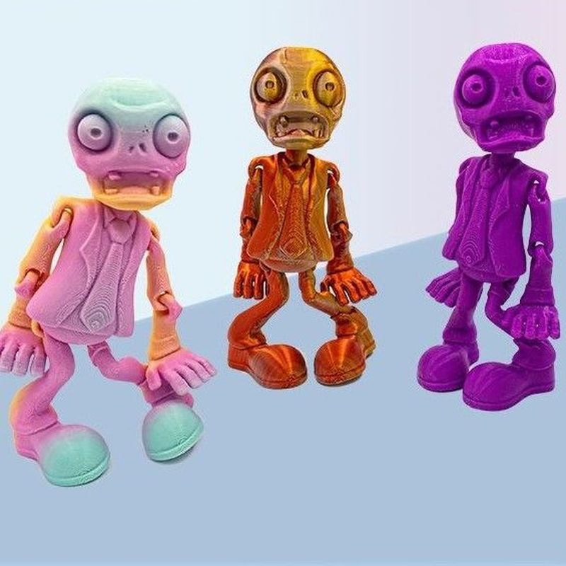 Cửa hàng Nhật Hàn đồ chơi mô hình cây vs. Zombies in 3D ZombieJ3020260626 E