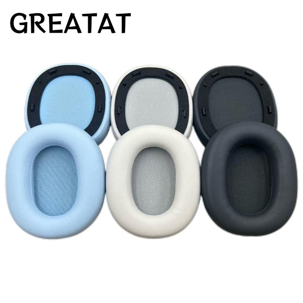 GREAT 1 Cặp Đệm Tai, Miếng Đệm Tai Thay Thế Bọt Biển, Miếng Đệm Tai Nghe Da Protein Cho Edifier W830