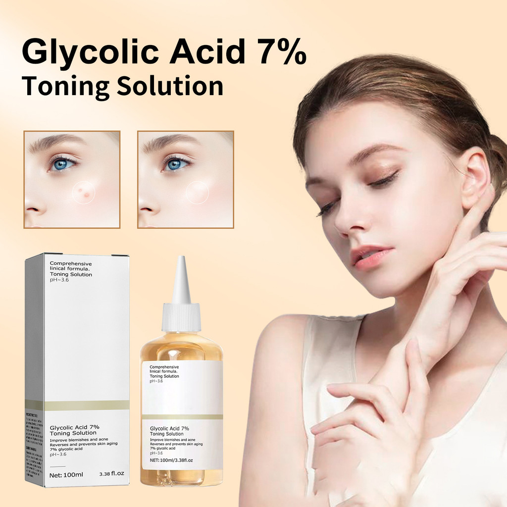 Bán Không Tiêu Chuẩn 7% Axit Ethanol Mực Axit Trái Cây Loại Bỏ Miệng Kín Dưỡng Ẩm Trẻ Hóa Glycol Aci