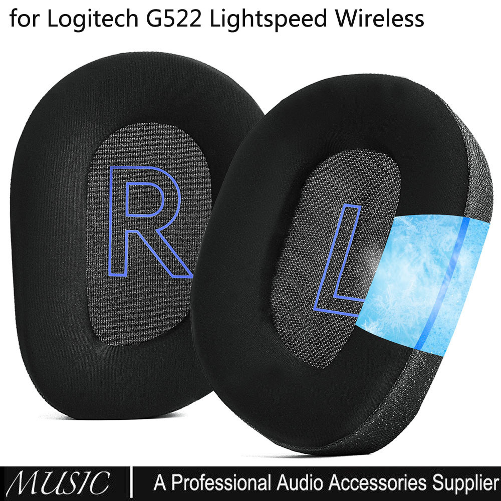 Miếng đệm tai làm mát cho tai nghe chơi game không dây Logitech G522 Lightspeed, Đệm tai nghe thay t