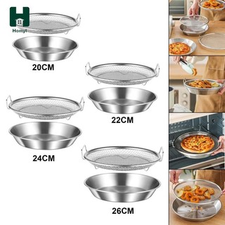 Giỏ thoát dầu bằng thép không gỉ có khay Nồi chiên không khí Phụ kiện giỏ lọc Máy chủ thực phẩm chiên