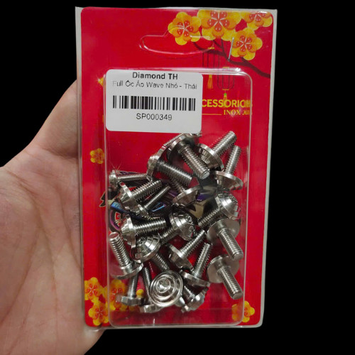 Bộ Ốc Salaya Full Dàn Áo Thái Ốc Inox 304 Gắn Ex,Win,Win X,Wave,Dr,Si,Fu,Var,AB,Mio,Satria,Sonic,Vision Phụ Kiện Xe Máy