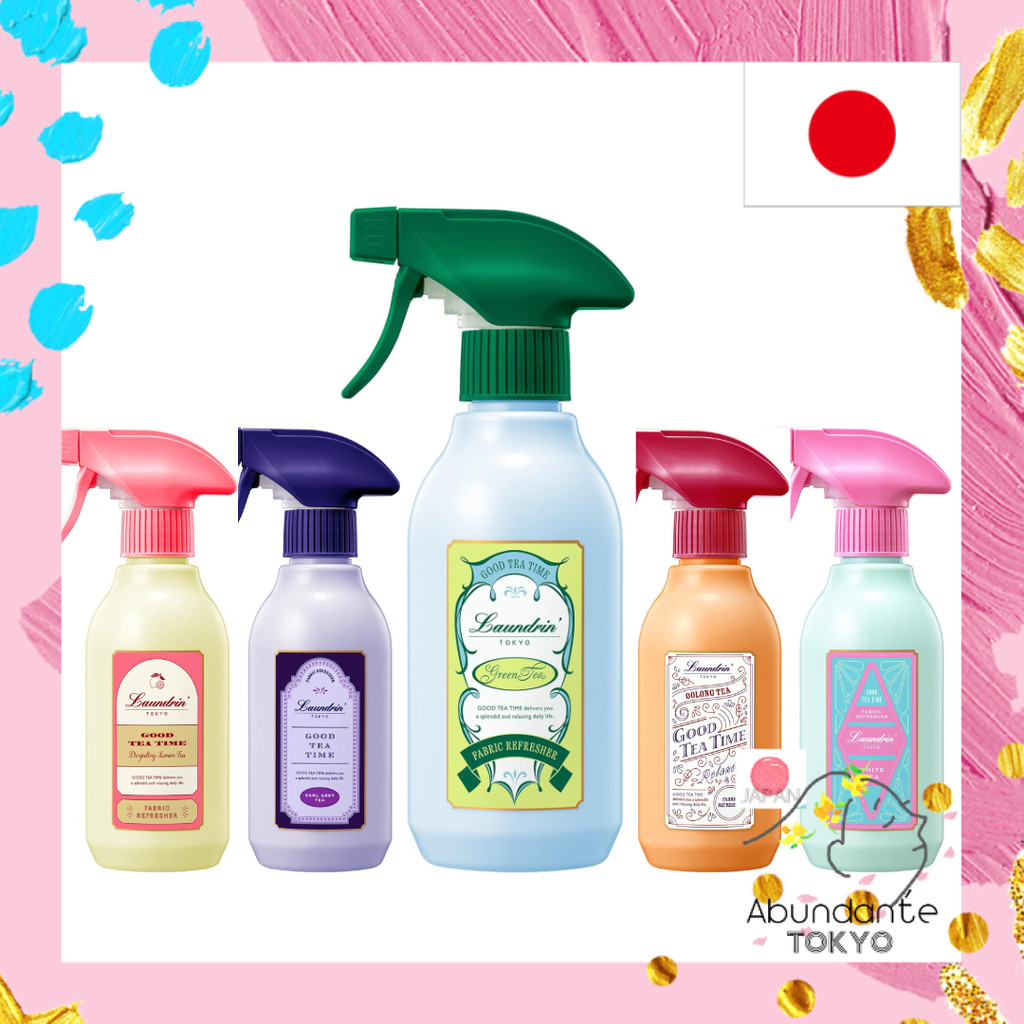 Laundrin Fabric Mist Deodorizing Spray Odor Spray 300ml - Green Tea / Earl Grey Tea / Oolong Tea / D
