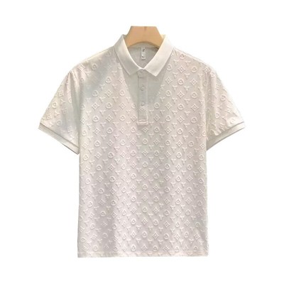 Áo sơ mi polo tay ngắn slim fit, thoáng khí, màu trơn, dễ dàng giặt máy - WL110