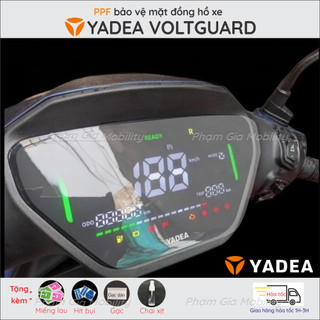  Miếng dán bảo vệ màn hình xe điện YADEA Voltguard  V002 PPF cao cấp loại trong nhám giúp chống trầy xước mặt đồng hồ 