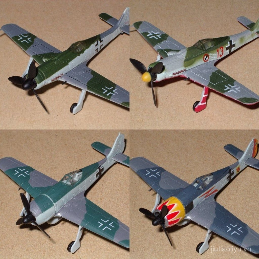 Sản phẩm mới BANDAI BANDAI BANDAI Fighter 1 / 144 Đức FW190 A / D Fighter Mẫu bán hoàn thiện Hàng mớ