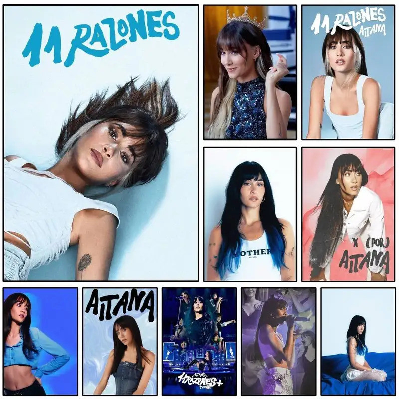 Ca Sĩ A-aitana O-ocana poster Nghệ Thuật In Hình Trang Trí Nhà Cửa, Không Khung Tranh Canvas JSR6