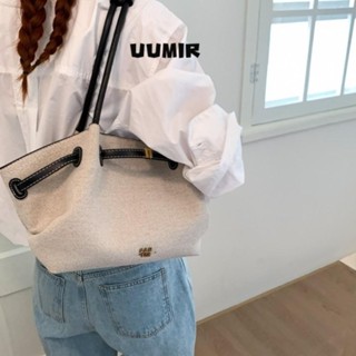  Túi Messenger UUMIR Túi đeo vai có dây kéo cỡ nòng lớn Chất liệu dệt may sành điệu Túi Tote dung tích lớn Đi chơi thông thường 