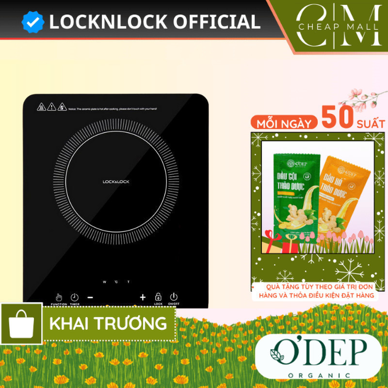 Bếp điện từ cảm ứng LocknLock Chính hãng  EJI311 - CHEAP CSA