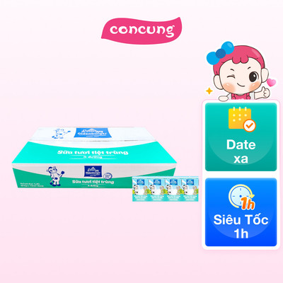 Thùng Sữa tươi tiệt trùng Oldenburger ít đường 110ml (lốc 4 hộp)