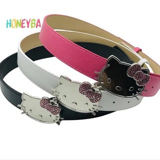 1 Thắt Lưng Ngày Lễ Quà Tặng Sanrio Hello Kitty Thắt Lưng Hoạt Hình Dễ Thương Bé Gái Thời Trang Kim Cương Giả Tỏa Sáng