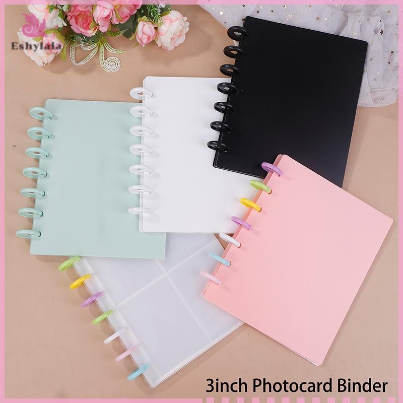 Eshylala 3 Inch 160 Túi Photocard Binder Album Ảnh Idol Card Binder Photocard Storage Photocard Hold
