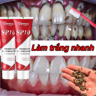  Kem Đánh Răng Làm Trắng Probiotic SP-10 kem đánh răng làm trắng răng loại bỏ răng ố vàng,cao răng,Kem đánh răng dành cho 