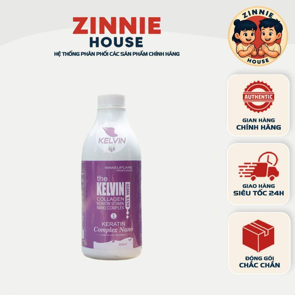 [CHÍNH HÃNG] Keratin Nguyên Chất Kelvin 800ml – Phục Hồi Tóc Hư Tổn, Tóc Tẩy Khô Xơ, Bông Xù, Mỏng Y