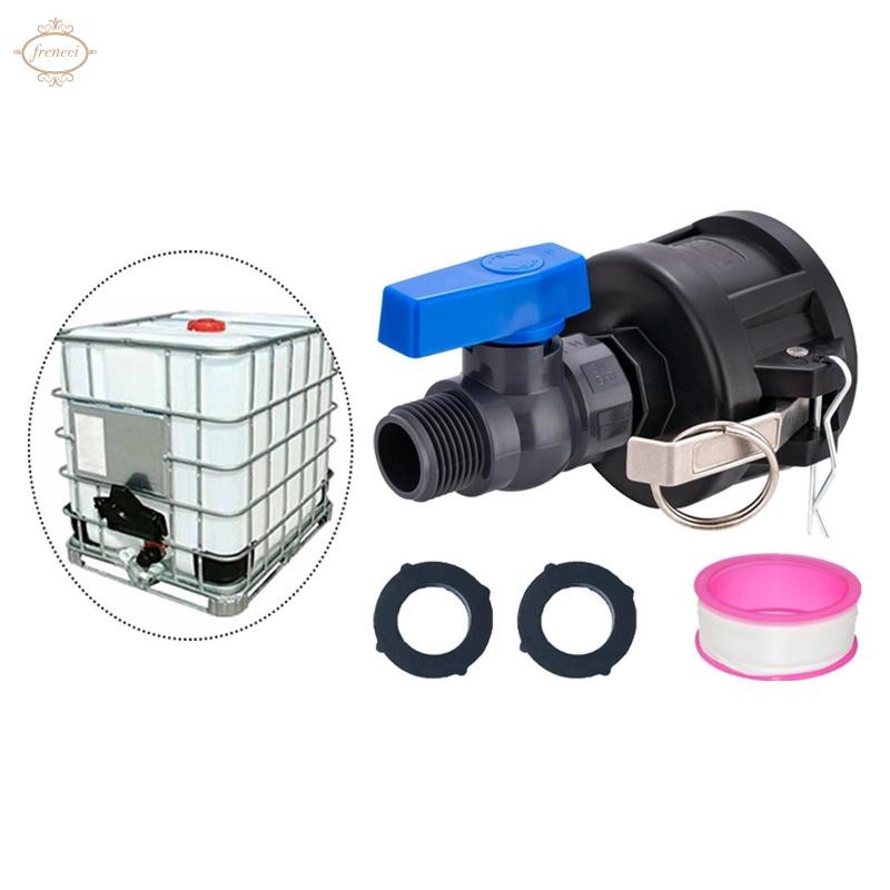 IBC -TOTE -FITTE IBC TOTE TANK -Adapter 1 / 2 X 3 / 4 IBC -Bag to Garden Vòi Adapter