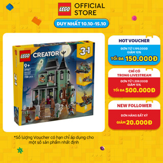 LEGO CREATOR 31167 Đồ Chơi Lắp Ráp Ngôi Nhà Ma Quái (736 Chi Tiết)