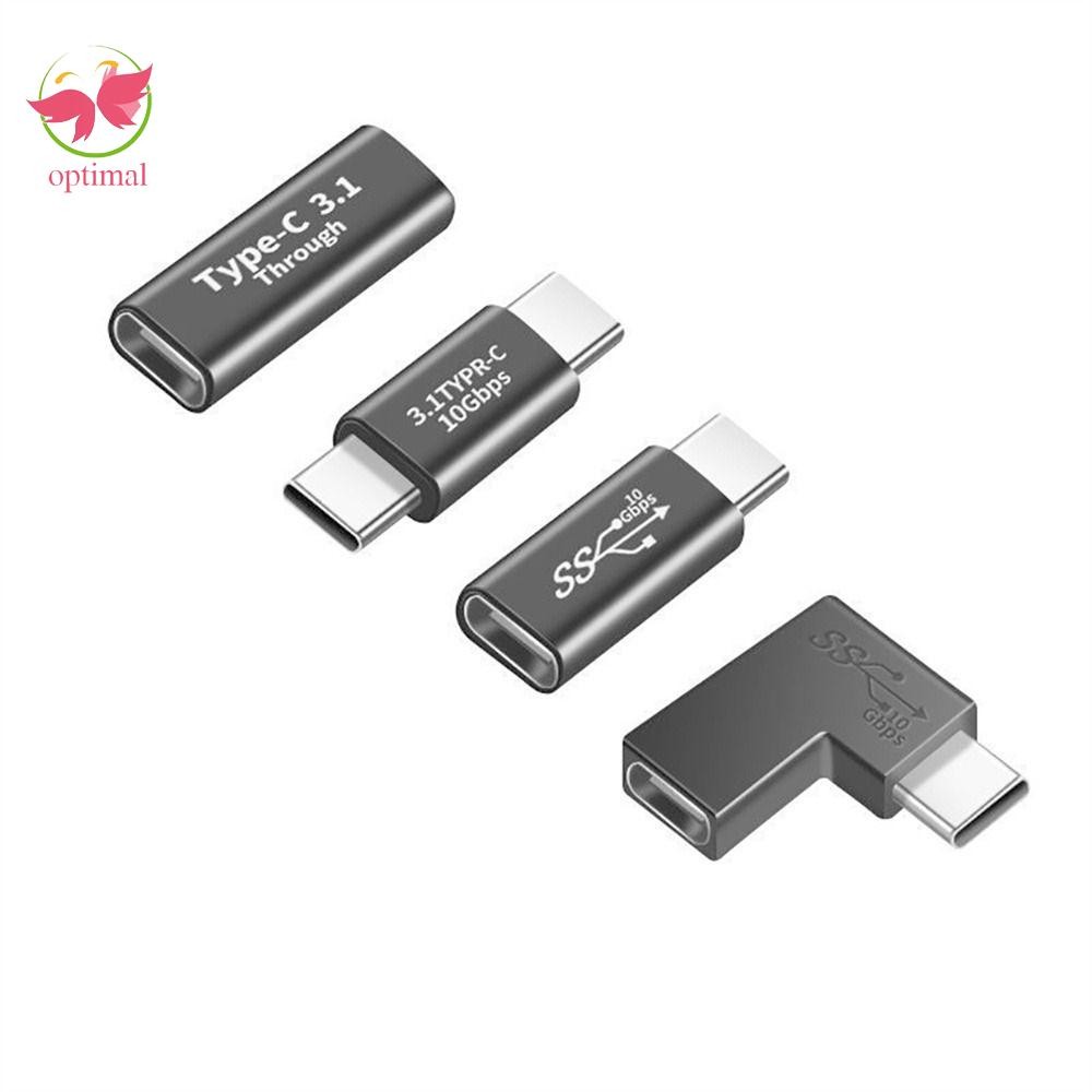 OPTIMAL GIỚI HẠN USB Loại C Adapter Đầu Sạc Bền Nữ Sang Nữ Di Động 10GBbps USB Loại C Adapter