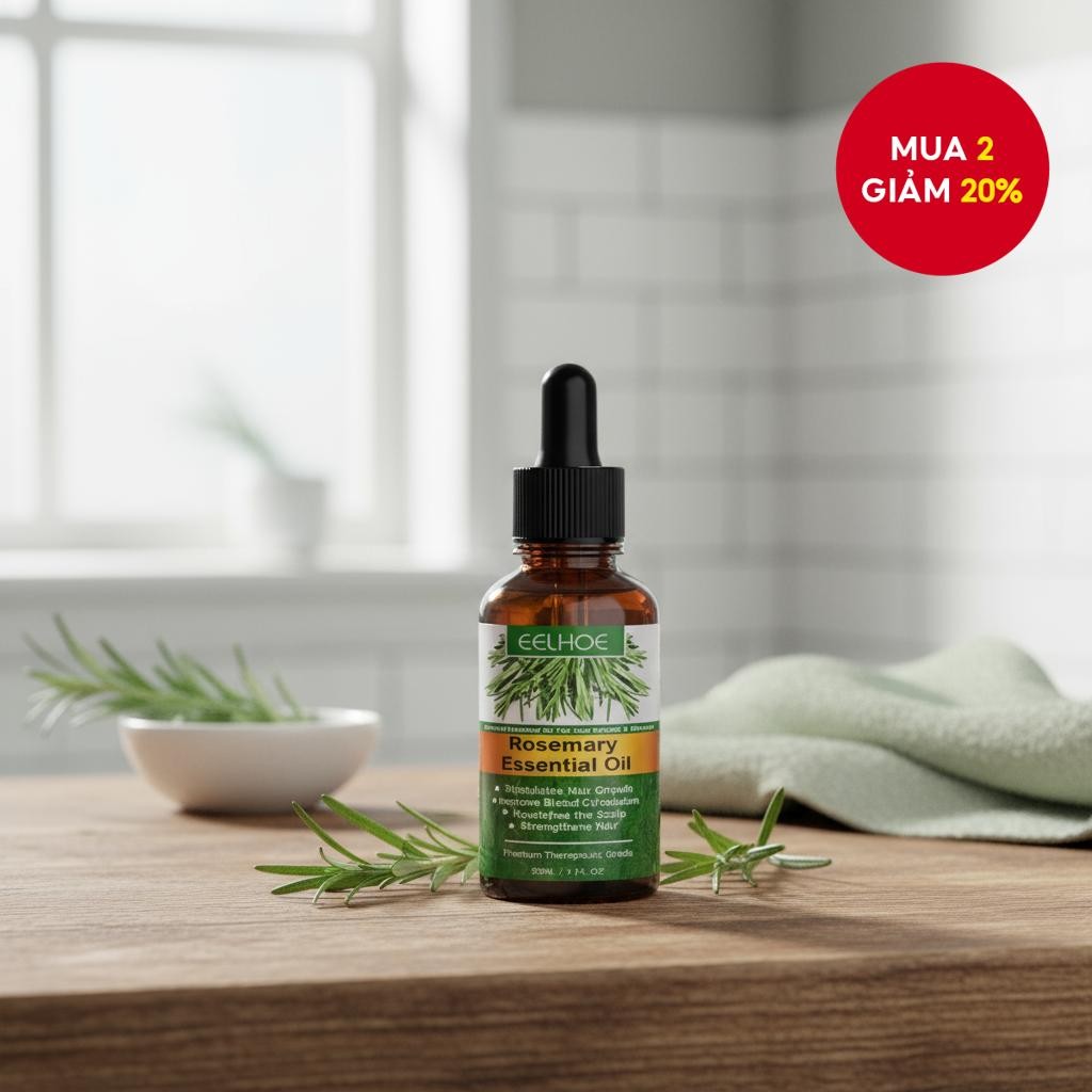 Dầu Hương Thảo Kích Thích Mọc Tóc Dày Dặn Dưỡng Da Đầu Phục Hồi Tinh Dầu (Mua 2 Tặng 1)