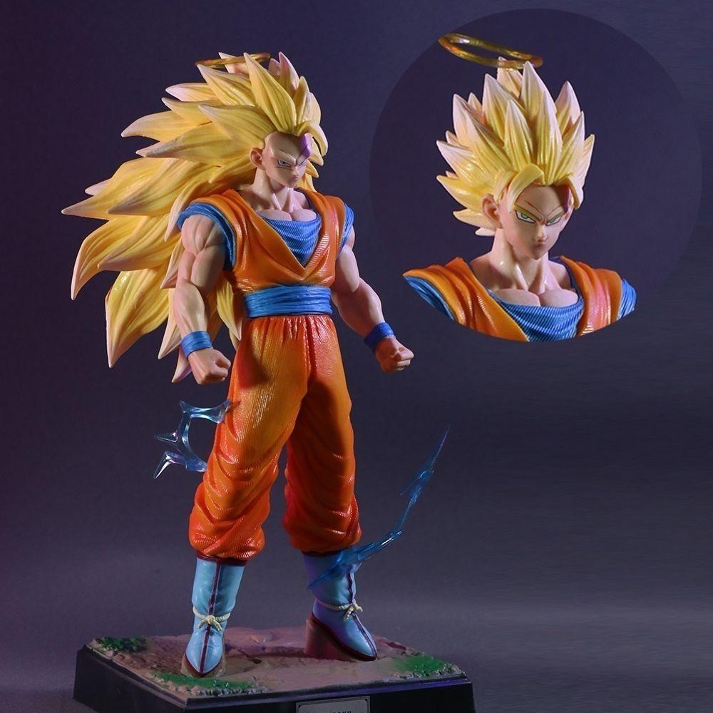 [Hàng mới về] Dragon Z Infinite Super Three Goku Double-Headed Eagle Super Saiyan Anime Hình Đồ tran
