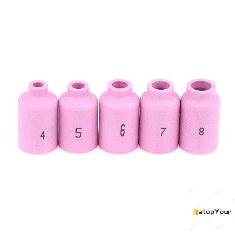 EatopYour 42mm 54N14 54N15 54N16 54N17 54N18 Vòi phun gốm Alumina cho TIG WP17 18 26 Phụ kiện đèn pi
